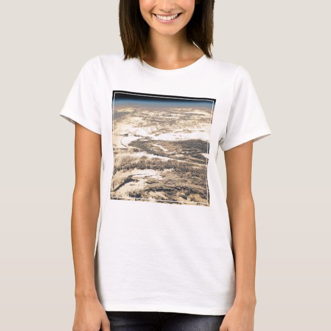 T-shirt Poutres De Soleil Au Large De L'Océan Atlantique (Devant)