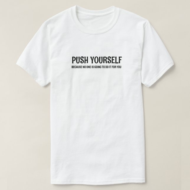 T-shirt Pouvez-Vous - Citations Motivationnelles Gym (Design devant)