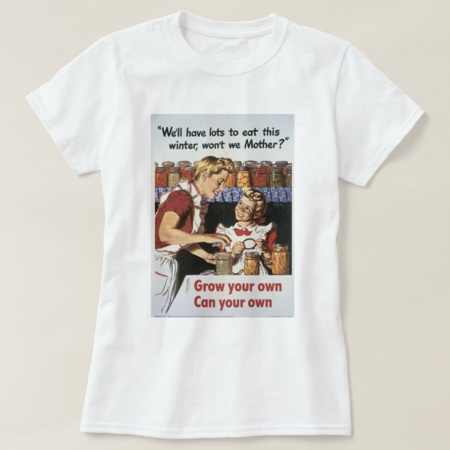 T-shirt Pouvez-Vous Croître, Pouvez-Vous Vous Propre ? (Design devant)