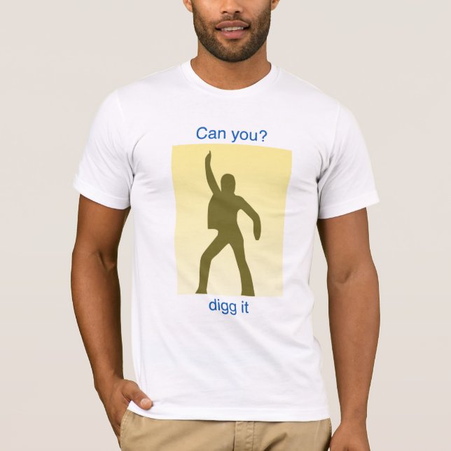 T-shirt Pouvez-vous digg il ? (Devant)