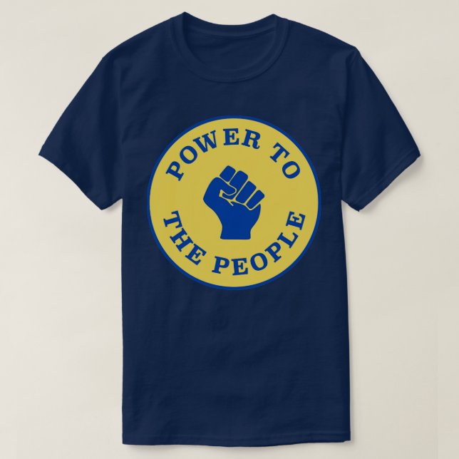 T-shirt Pouvoir Au Peuple3 (Design devant)