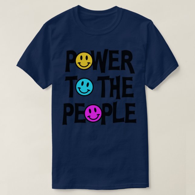 T-shirt Pouvoir Au Peuple5 (Design devant)