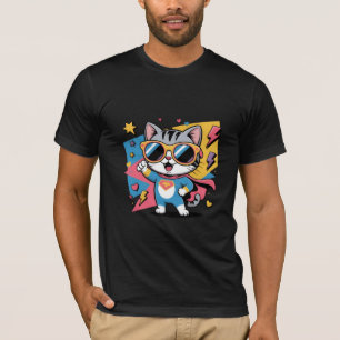 T-shirt Pouvoir de chatte super-héroïne