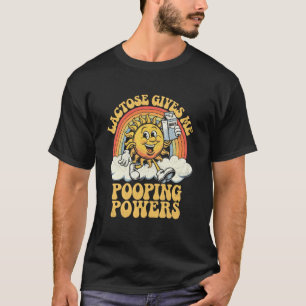 T-shirt Pouvoirs de défécation au lactose, intolérance au