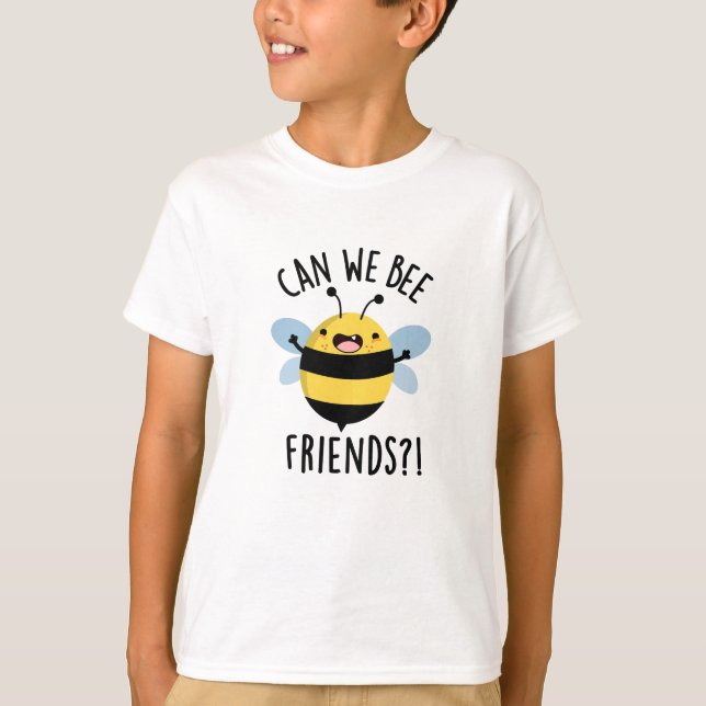 T-shirt Pouvons-nous être amis amusant jeu de mots (Devant)