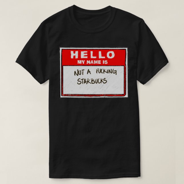 T-shirt POV votre a Barnes et noble barista (Design devant)