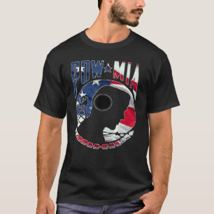 T-shirt POW MIA drapeau américain Aigle vous n'êtes pas ou