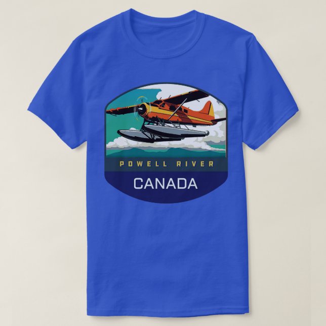 T-shirt Powell River C.-B. Canada (Design devant)