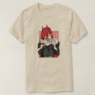 T-shirt Power Chainsaw Man Devil Girl Art