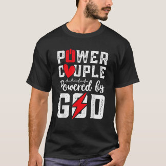 T-shirt Power Couple Christian Couple Correspondant Christ