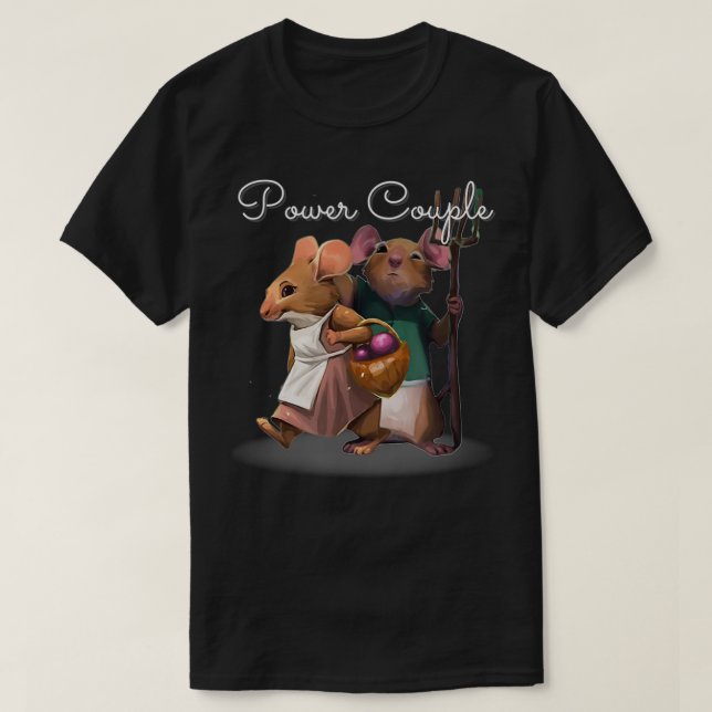 T-shirt Power Couple Everdell Board vieil homme  (Design devant)
