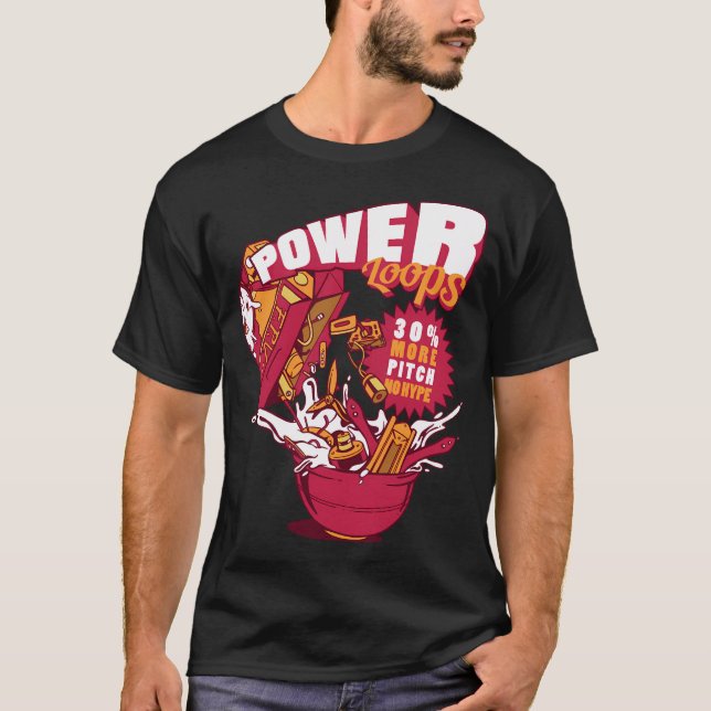 T-shirt Power Loops Drone Pilot (Devant)