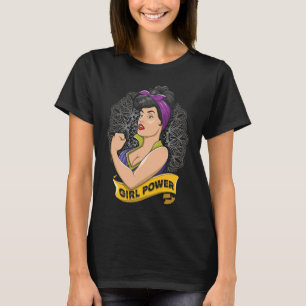 T-shirt Power Mandala Girl International Women Day Feminis