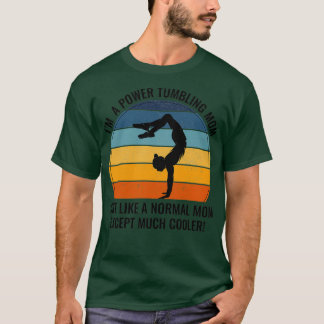 T-shirt Power Tumbling Maman Gymnastique Gymnaste Mère