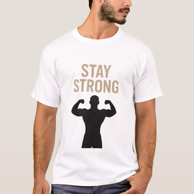 T-shirt Power Within – Bold Motivational Fitness Poster (Devant)