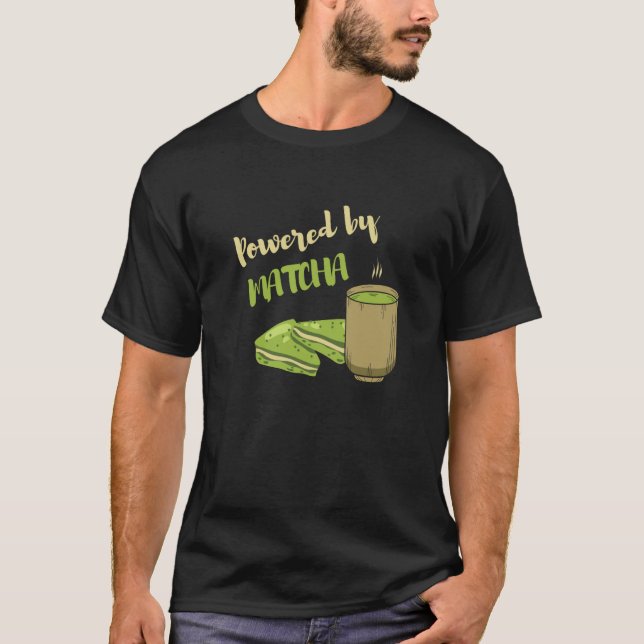 T-shirt Powered By Matcha the Matcha Tea (Devant)