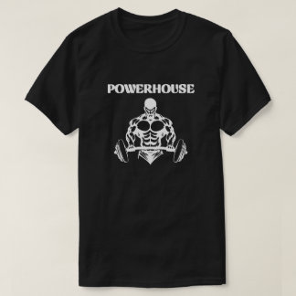 T-SHIRT POWERHOUSE, BLACK MEN'S BASIC 