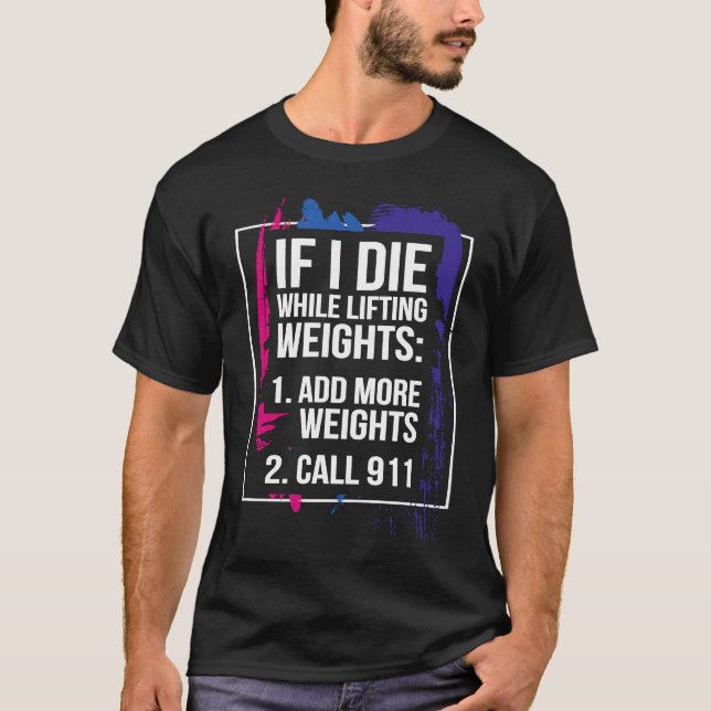 T-shirt Powerlifting Workout Saying for a Powerlifter (Devant)