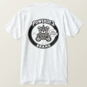 T-shirt PowerOf3Brand Tee-shirt à crête de signature