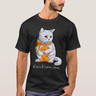 T-shirt Prader Willi Syndrome Awareness Month Orange Ribbo
