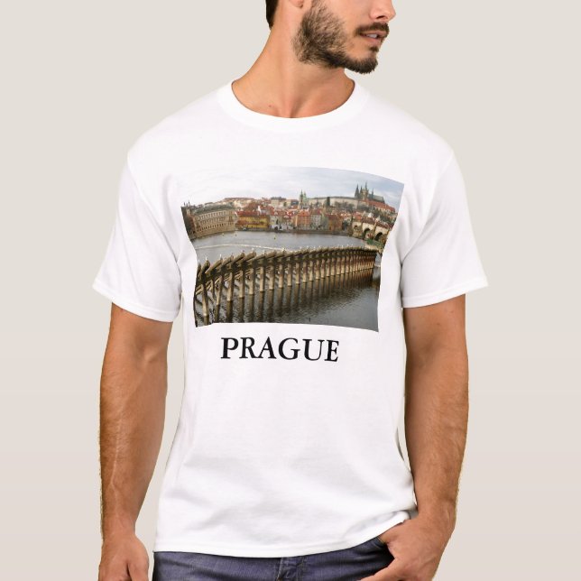 T-shirt Prague - château II (Devant)