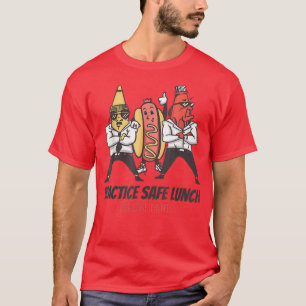 T-shirt Pratiquer Dîner Sûr Utilisation Condiments Sûr Se