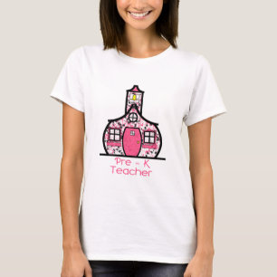 T-shirt Pré école d'éclaboussure de peinture de professeur