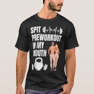 T-shirt Pré-entraînement de cracher dans ma bouche Raglan 