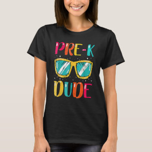 T-shirt Pré-K Dude Premier Jour De L'École Préscolaire De