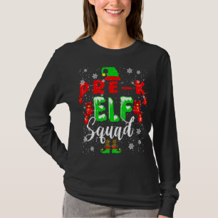 T-shirt Pré K Elf Squad Christmas Elf Kids Teacher Group