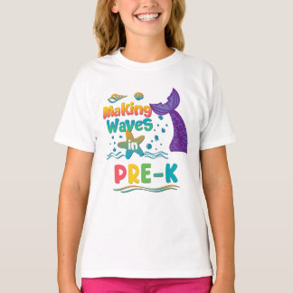 T-shirt Pre-K Mermaid Back to School Shirt