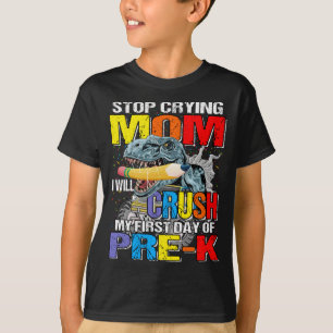 T-shirt pré-K Monster Truck Dinosaur