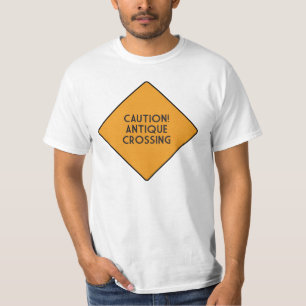 T-shirt Précaution ! Croisement antique