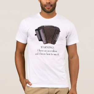 T-shirt Précaution d'accordéon