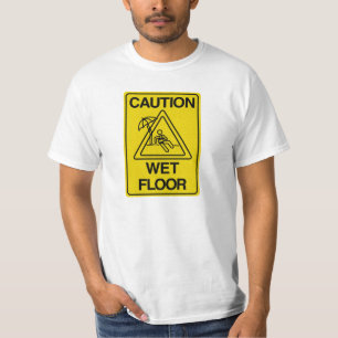 T-shirt PRÉCAUTION ÉTAGE HUMAIN - Drôle