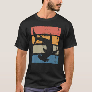T-shirt Prédateur Animal Marin Retro Requin Marteau T
