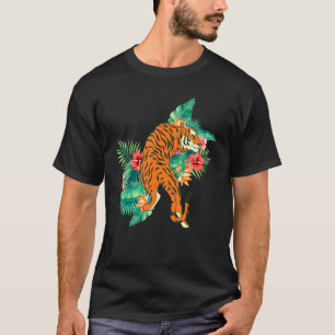 T-shirt Predator Chat sauvage Jungle Animal Tropical Asiat