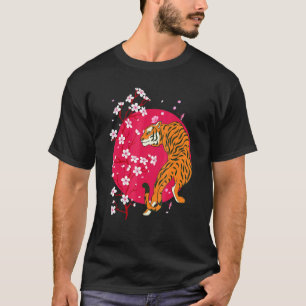 T-shirt Predator Cherry Blossom Asie Animaux sauvages