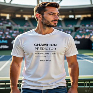 T-shirt Prédicateur de Champion – Tennis Melbourne 2026