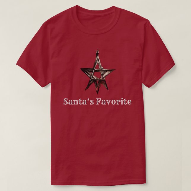 T-shirt préféré de santas (Design devant)