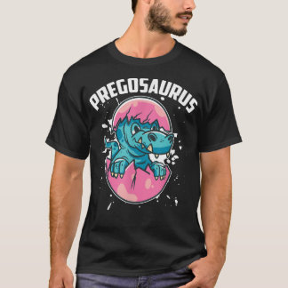 T-shirt Preggo Saurus Grossesse Faire-part Pour Baby Show