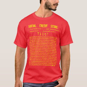 T-shirt Premier amendement détecté pour la note de créd