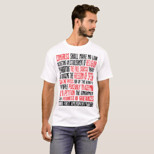 T-shirt Premier amendement Droits à la liberté d'expressio