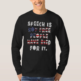 T-shirt Premier amendement sur la liberté d'expression