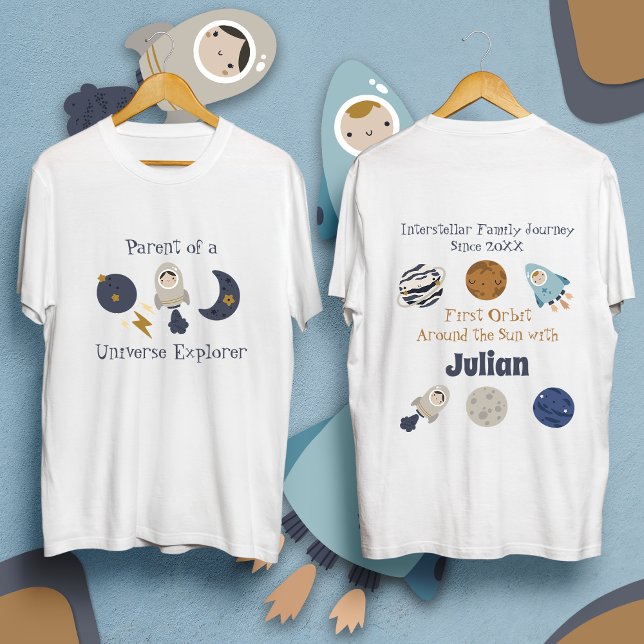 T-shirt Premier anniversaire, Première orbite autour du so (Créateur téléchargé)
