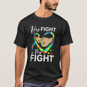 T-shirt Premier Bump Ruban Puzzle Son combat Mon combat l'