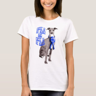 T-shirt Premier chien italien Greyhound
