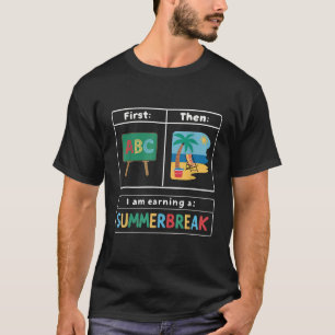 T-shirt Premier Enseignement Alors Plage Je Gagne Une Paus