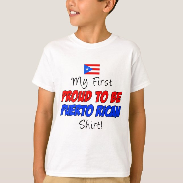 T-shirt Premier fier d'être chemise portoricaine (Devant)