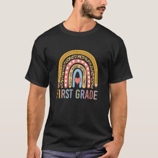 T-shirt Premier grade Empreinte de léopard arc-en-ciel Ens